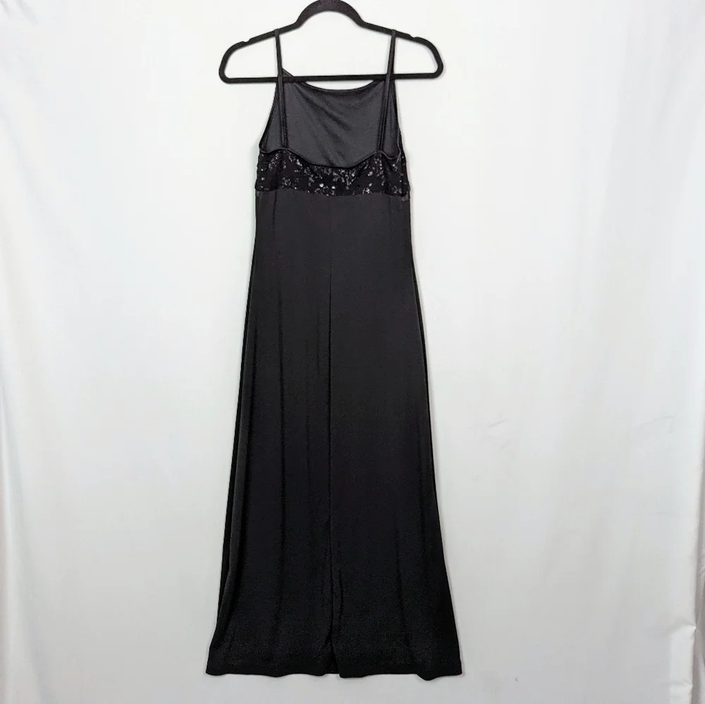 BYER TOO! sz M California Vintage Y2K 90s Maxi Formal Dress Gown Gothic Romantic - Picture 4 of 12